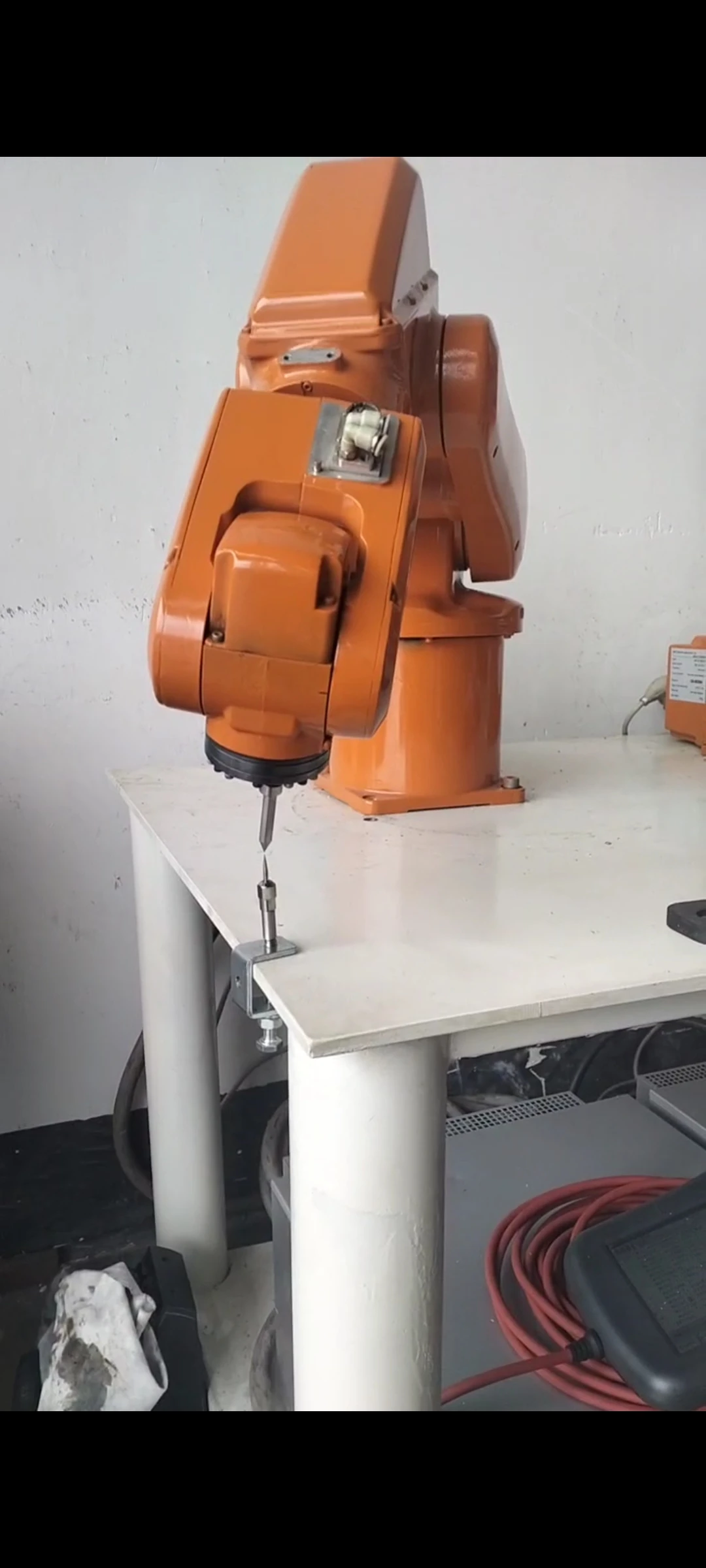Robot TCP Calibration Tool with Adjustable Length to Calibrate Collision Pins (strong Magnet).