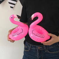 Inflatable cup holder, Pool Party, Pool decoration, Flamingo Design pool cup holder, summer entertainment, ideal drink holder