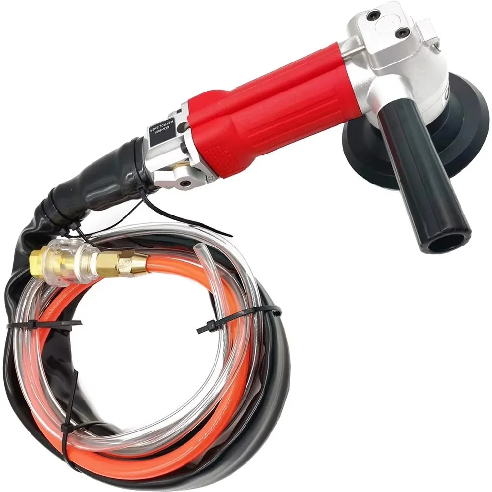 Wet Air Sander Pneumatic Water Jet Grinder Marble Granite Stone Jade Floor Polishing Tool