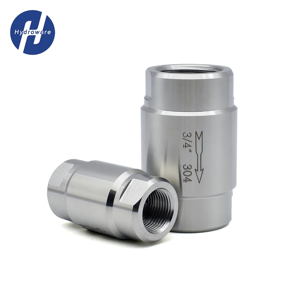 SS304 High Pressure Female Thread Check Valve 1/8