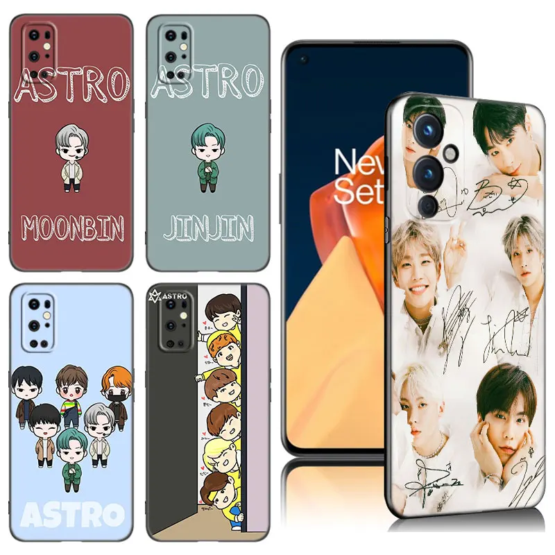 Astro Kpop Music Phone Case For OnePlus 9 10 ACE 2V Pro 9RT 10T 10R 11R Nord CE 2 3 Lite N10 N20 N30 5G Black Silicone Cover