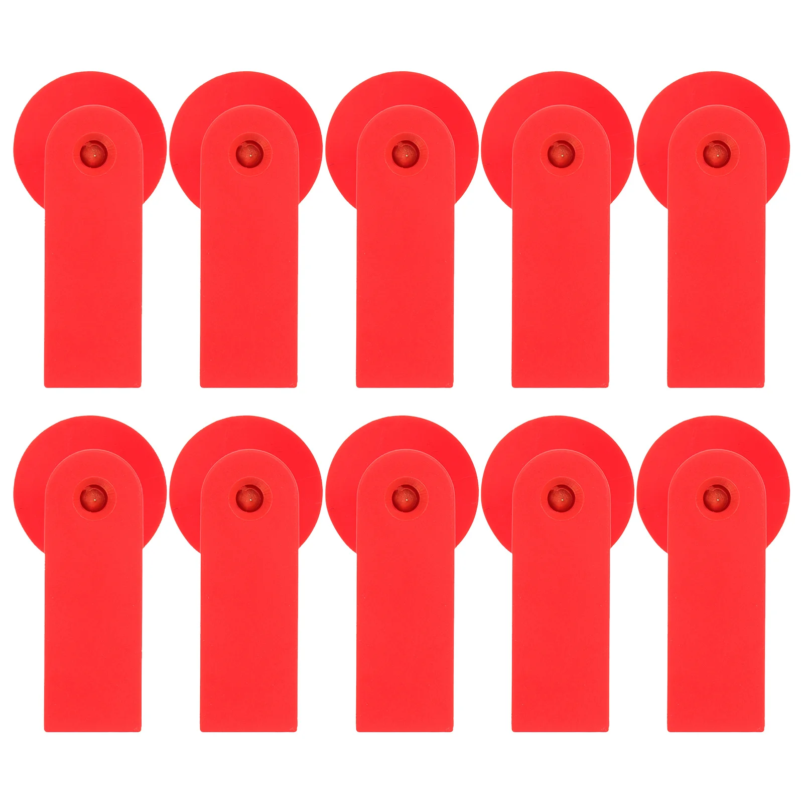 

100pcs Sheep Ear Livestock Ear Tags For Cattle Goats Blank Animal Id Tags No Number Marking Breeding Farm Use