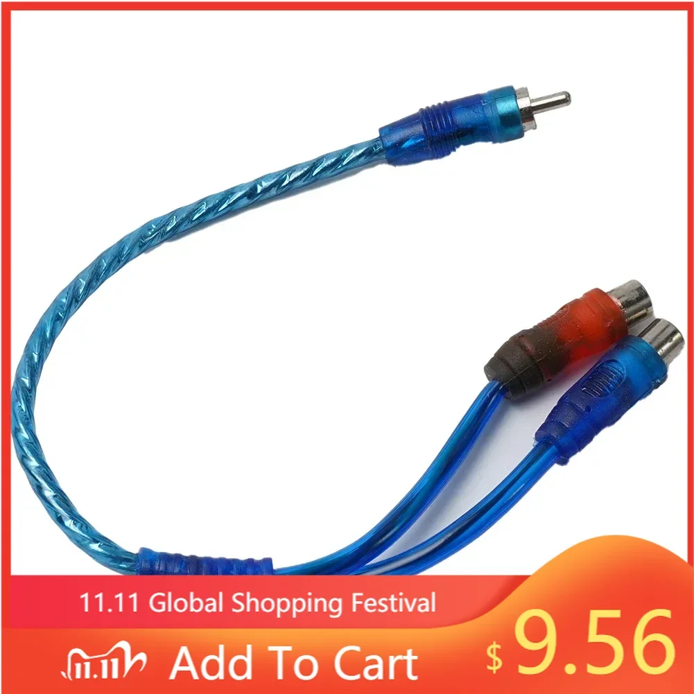 

Cable Audio Cable 1PCS Blue Car Parts Copper + Aluminum 10.63 Inches MP3 Players Portable Speakers Subwoofers