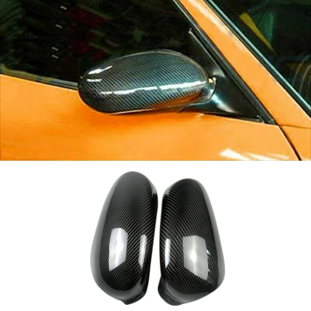 For 996 986 1997-2004 Carbon Fiber Side Rear View Mirror Cover Trim