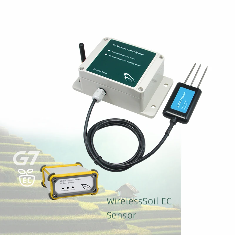 

Wireless Soil EC Sensor lora digital soil ec meter testing eqipment