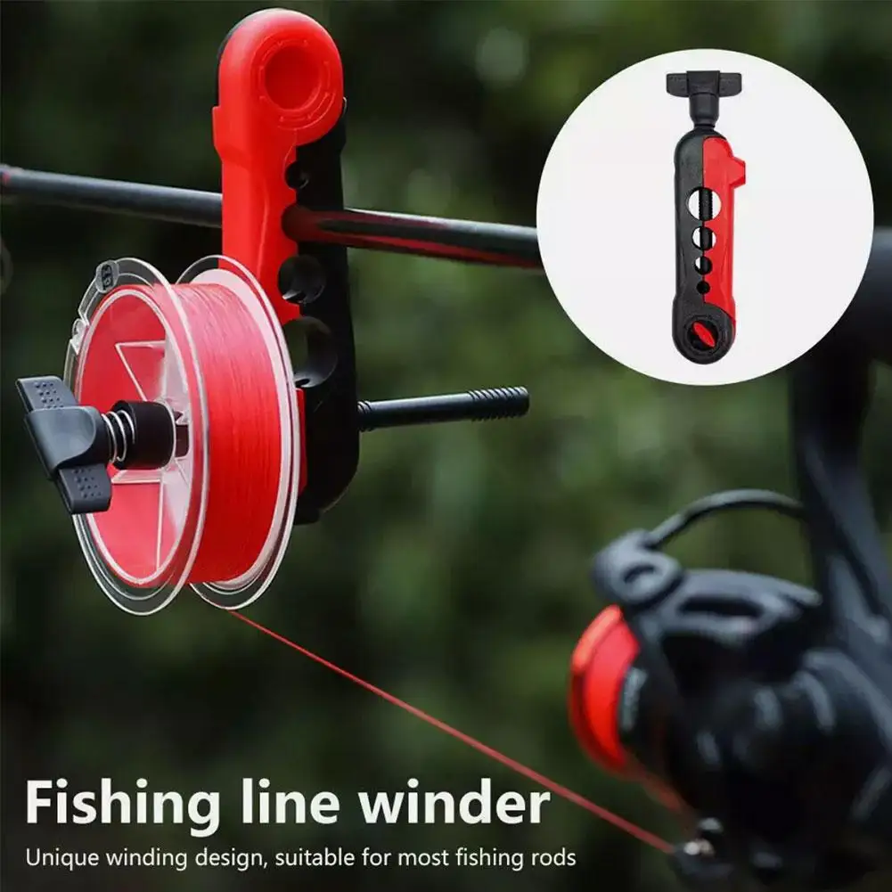 Fishing Reel Winder Sea Rod Casting Line Wrapper Spooler Outdoor Tool Removable Winding Winding Portable Device Multi-funct Y3p3