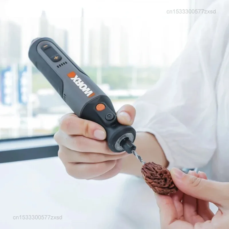 Imagem -02 - Xiaomi Worx-ferramenta Rotativa sem Fio Mini com Carregador Usb 4v 8v Wx106 Wx750 Gravação Moagem Polimento Velocidade Variável Ferramentas Acc