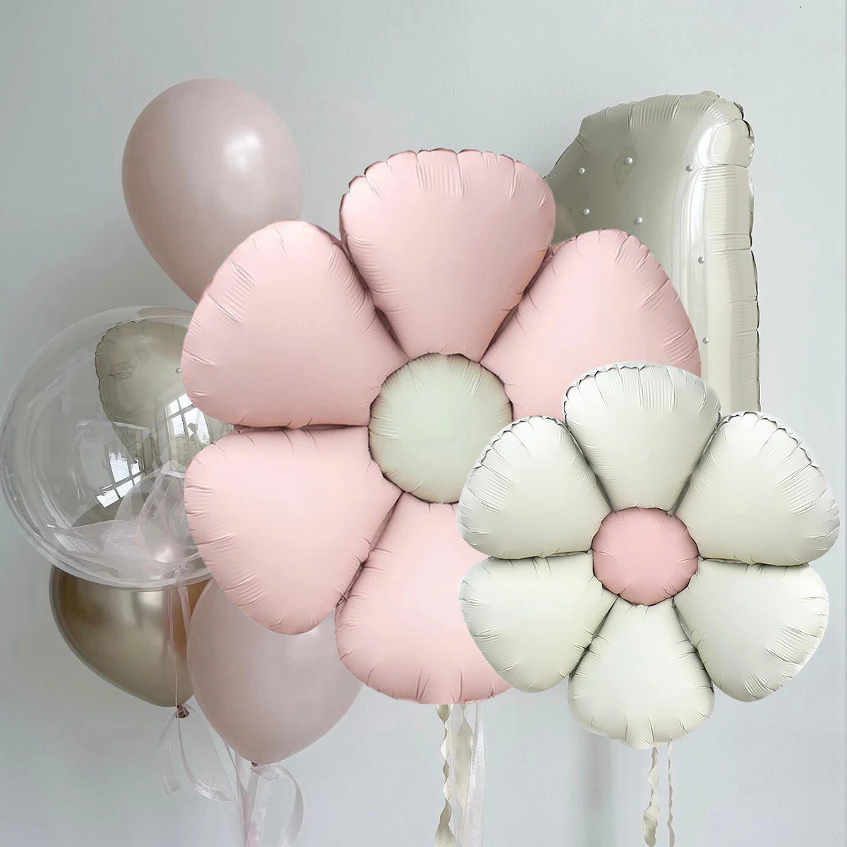 Globo de látex de la serie rosa y azul con número/Corazón, globo de aluminio para niños, de feliz cumpleaños decoración de fiesta, suministros para Baby Shower