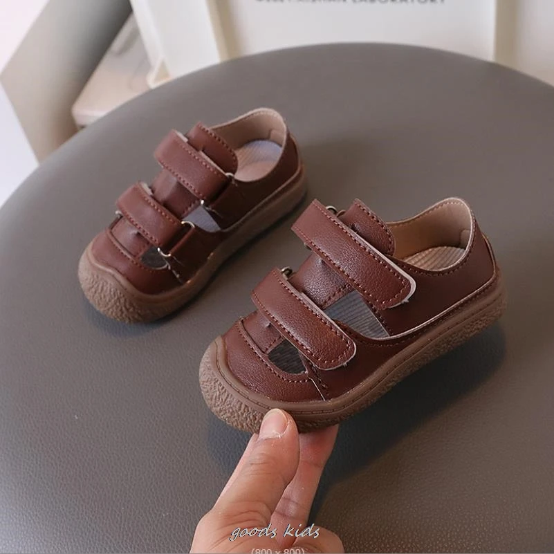 Baby Sandals Soft Sole Anti slip 0-1-3 Year Old Summer New Kindergarten Walking Shoes Girls and Boys Baotou Baby Shoes Anti slip