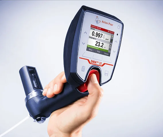 Handheld Portable Liquid Density Meter Industrial Digital Fluid Density Tester with Temperature Display