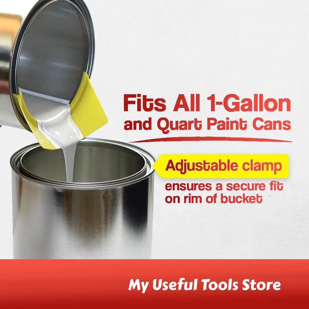 Paint Pouring Spout Compact Easy Installation Paint Can Pourer Paint Can Spout Pour Accessory for 1 Gallon Paint Can Container
