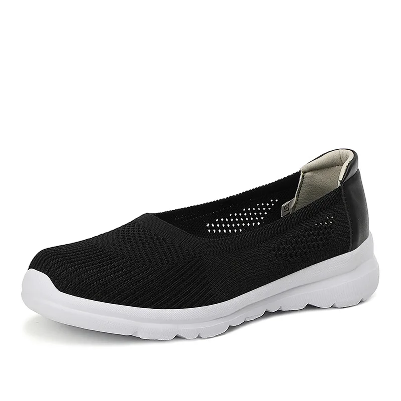 Scarpe da ginnastica scarpe da donna Running Summer traspirante Walking antiscivolo slip On Weave scarpe Casual da donna leggere WSH5088