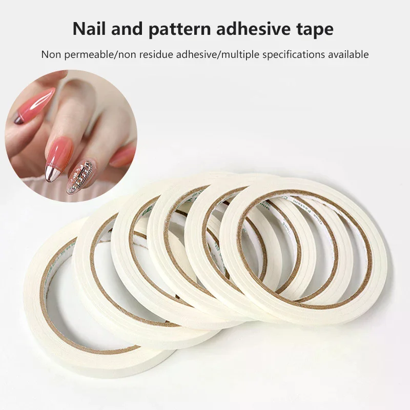 /Kuz/1 Rolls Professional Grade Masking Nail Art Tape Rolls Creative Striping Line Guide Tapes DIY Manicure Pattern Tools