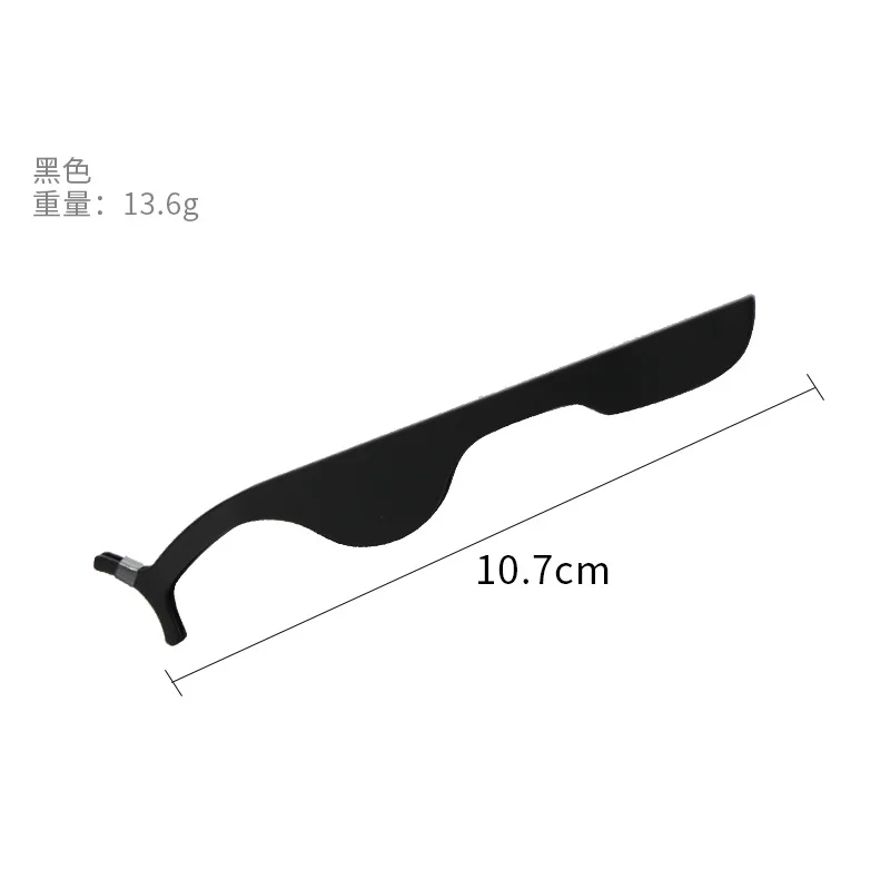 1 Stück Edelstahl-Pinzette für falsche Wimpern, Wimpern-Applikator, Hilfswimpern, gemütlicher, professioneller Pinzette, Make-up-Tools