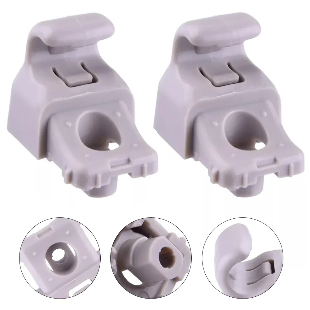 

2 12 12 12 21 12 1 2pcs Grey Visor Visor Mounting Bracket Clamp For Tesla For Model 3 2017-2020 Sun Visor Installation Buckle