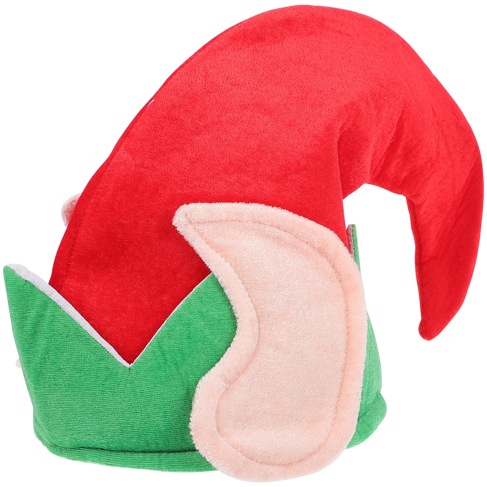 

Christmas Elf Hats Red Green Party Props Festival Decorations Xmas Costume Accessories Holiday Celebration