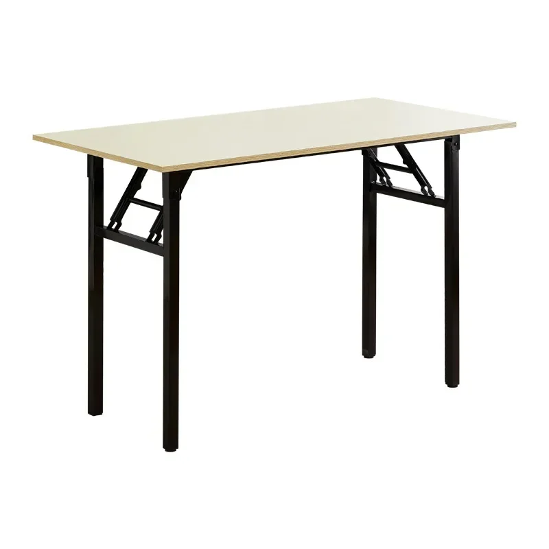 High quality modern rectangular foldable long metal wooden training table school classroom computer desk