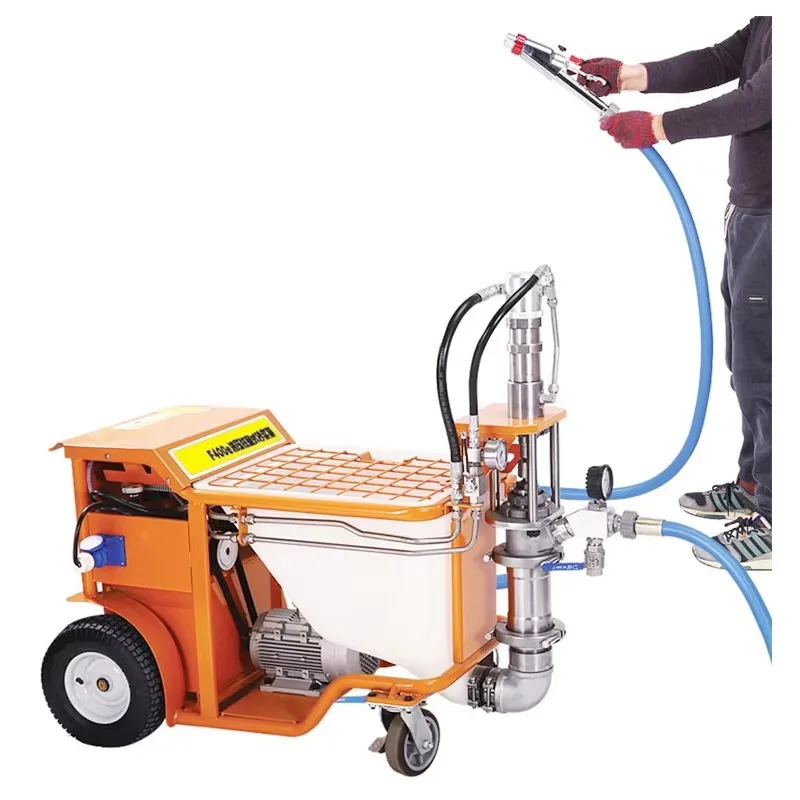 Plunger Pump Sand Wall Plaster Rendering Spraying Equipment Putty Cement Spray Gun Mortar Sprayer Machine-SB