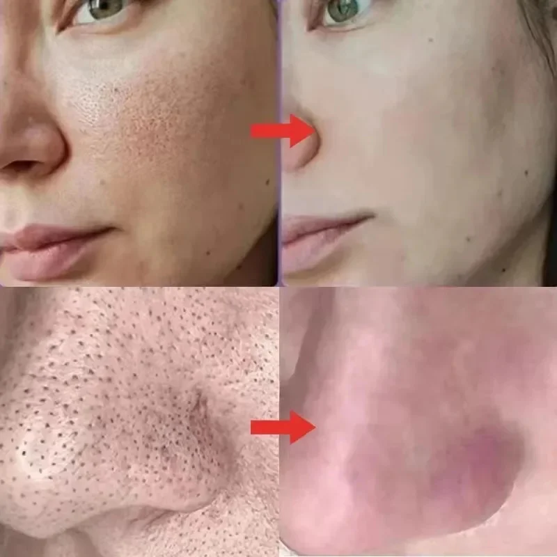 Blue Copper Peptide Capsule Face Serum Pore Shrinking Removing Large Pores Firms Tightens Moisturizing Night Skin Care 40/60pcs