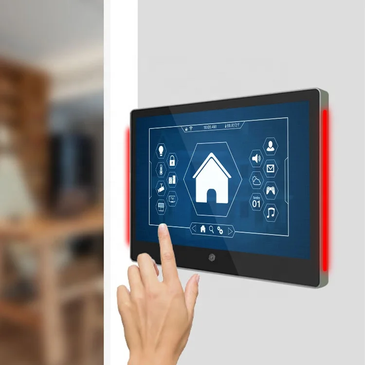 Wall Mount Smart Home 10 13 15.6 inch Wall Mount Capacitive Screen RS232 POE NFC IoT Automation Device Control Tablet PC