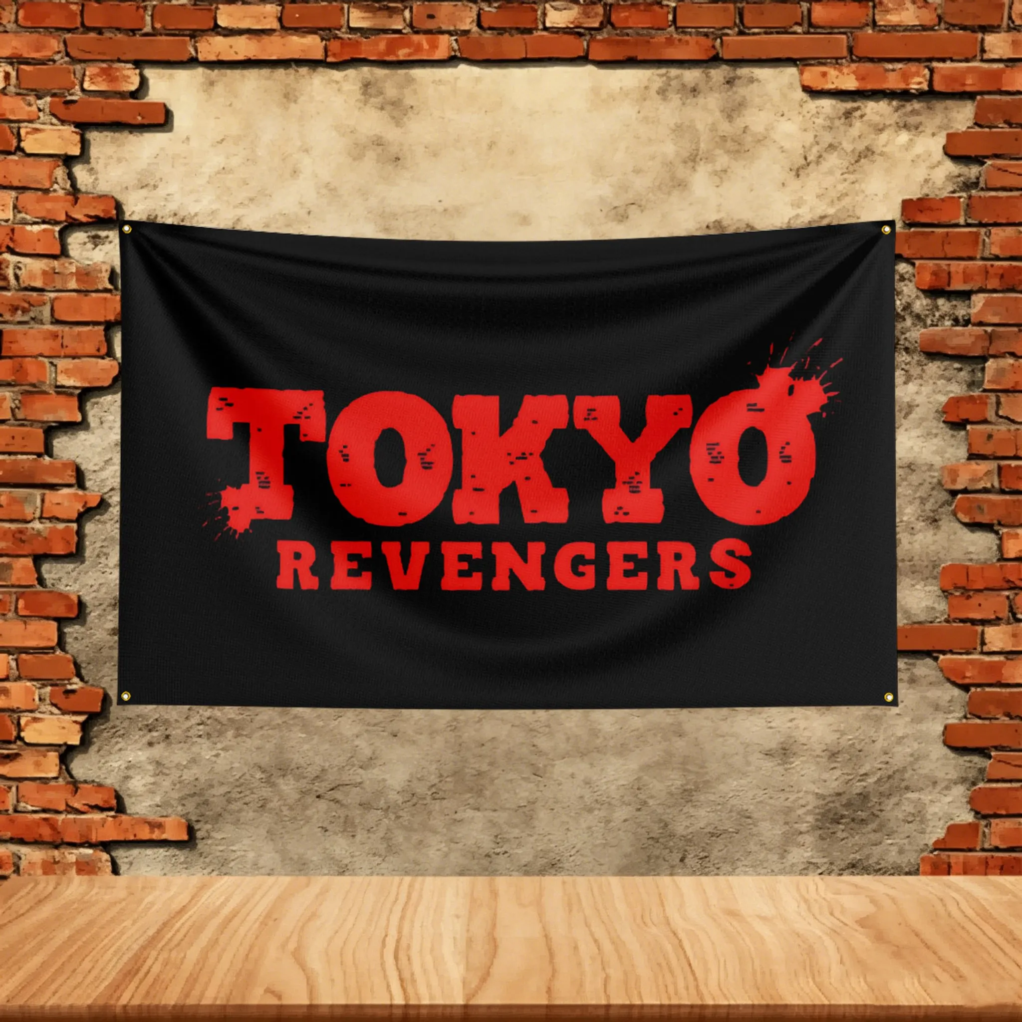 TV Drama Flag 3x5ft for Tokyo Revengers Fans Banner Custom any Image Garage Bedroom Living Room Dorm Wall Hanging Decor Tapestry