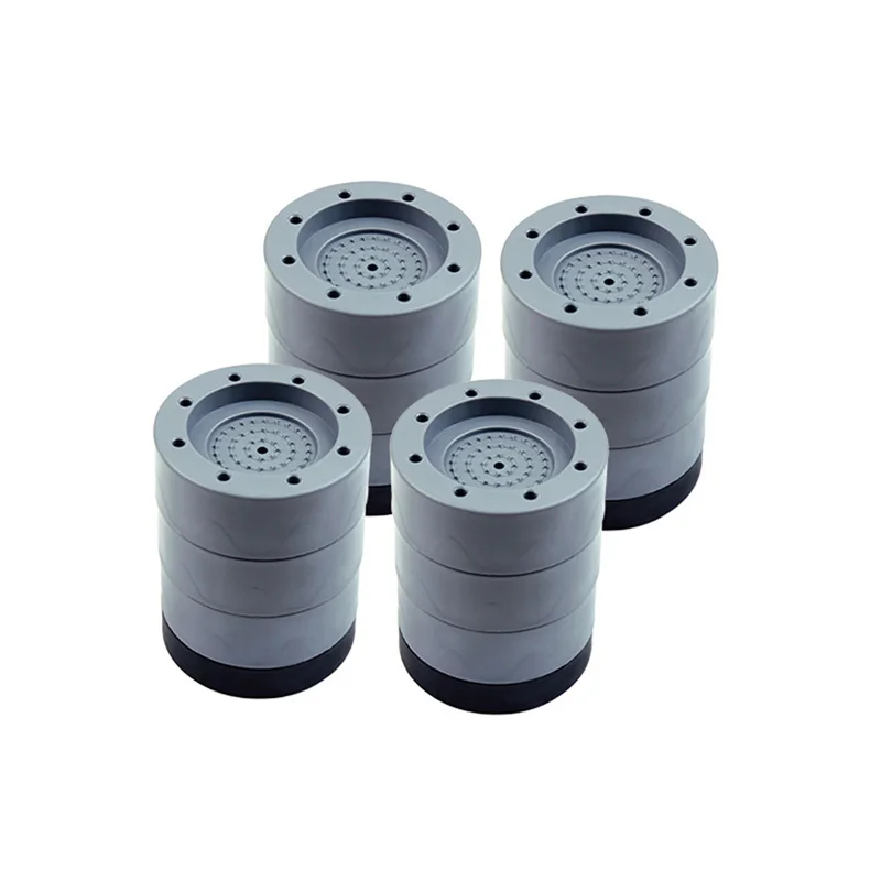 4 ชิ้นเครื่องซักผ้าความสูงเพิ่มแผ่น Anti Pads Silent Skid Raiser Mat เครื่องซักผ้าเครื่องเป่าขาตั้งรองรับ 8.5 ซม