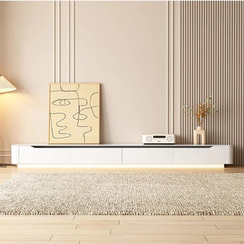 

Эстетическая подставка для телевизора, дизайн, белый современный роскошный шкаф для телевизора, центральный напольный поднос для гостиной, мебель для телевизионного стола