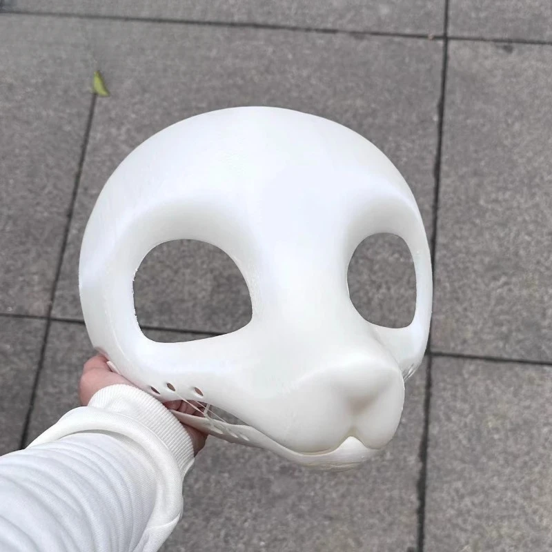 

Movable Jaw Skull Furry Japanese Resin Material Canine Animal Costume Event Performance Clothing