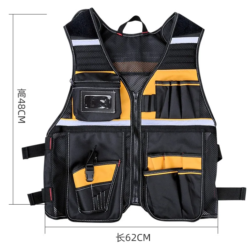 Oxford Cloth Tool Vest Multifunctional Electrician Special Tools Storage Accessories Screwdriver Hardware Portable Repair Bags