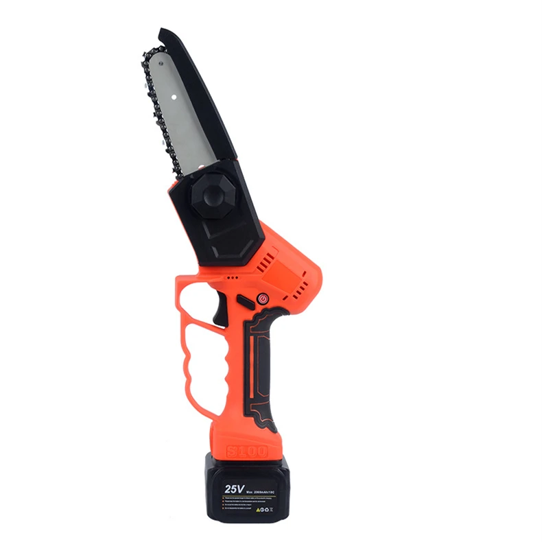 2022 High quality mini electric 25v cordless lithium battery chain saw chainsaw