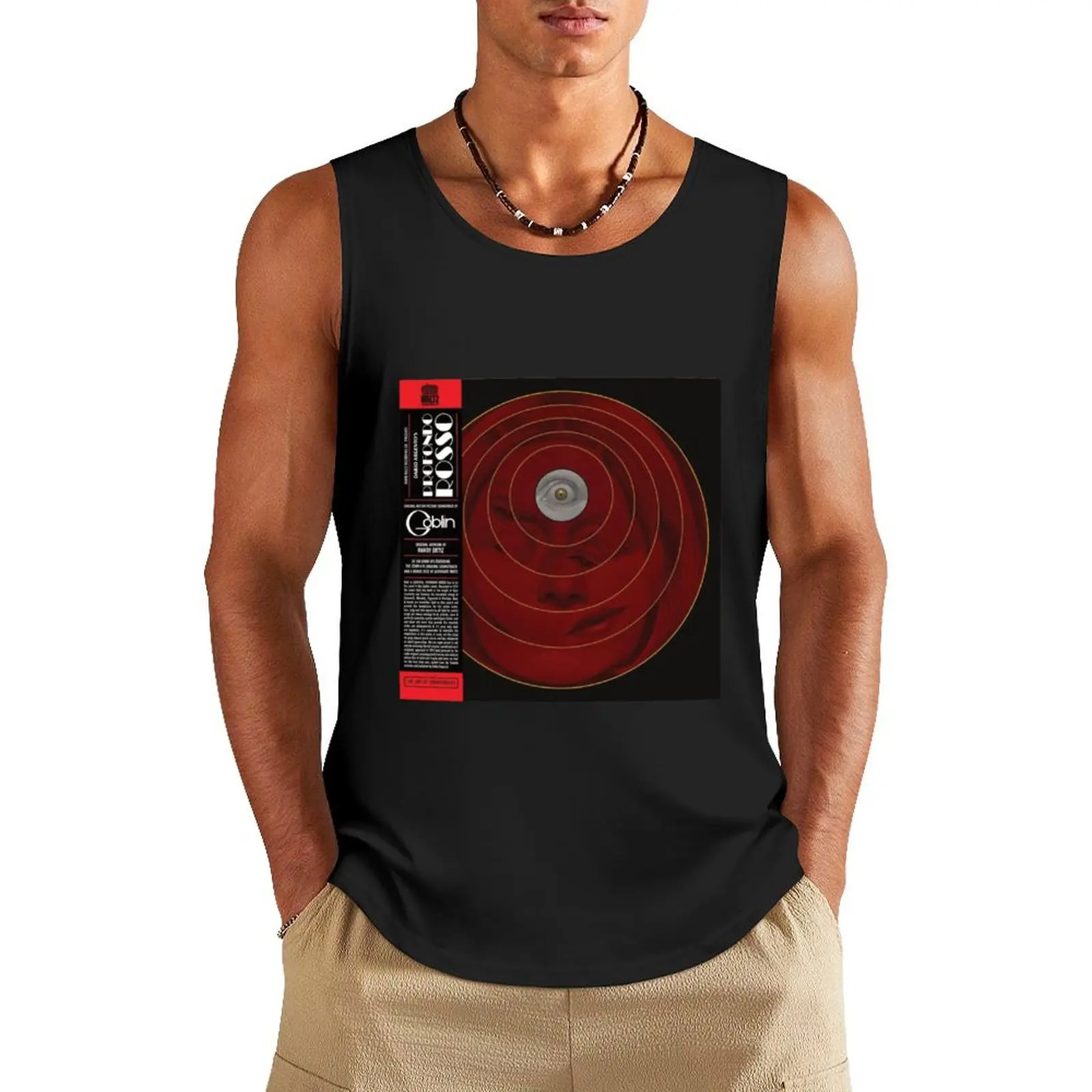 Profondo Rosso aka Deep Red (Original Soundtrack) Tank Top gym Men's t-shirts gym shirt men bodybuilding man