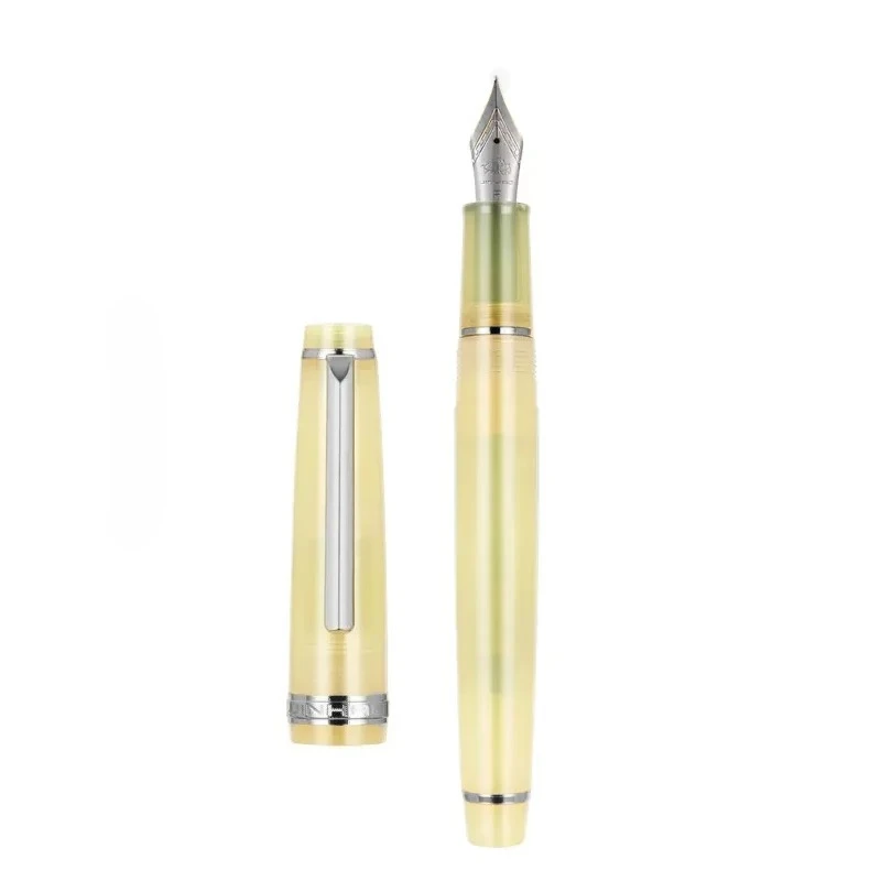 

Limited New Jinhao 82 Fountain Pen Customized Spring Rain Color Acrylic EF/F/M/Bent Nib Golden Trim with Converter Writing Pen