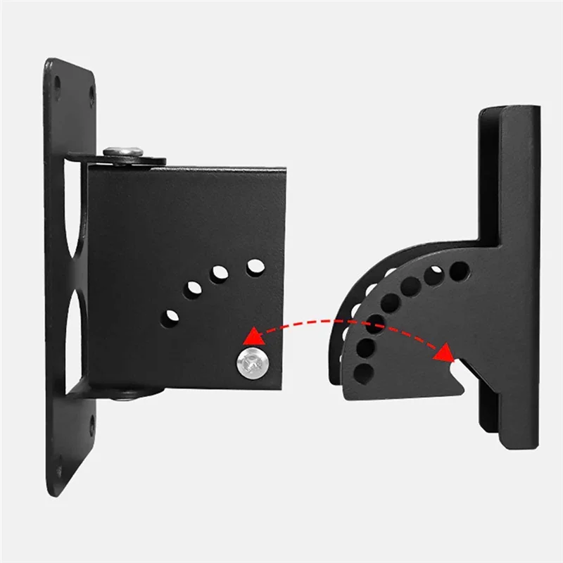 ABSQ-Ceiling Mounting Bracket 2Pcs Speaker Wall Mounts, Angle Adjustment Household Support For Home Office KTV Sound Systems