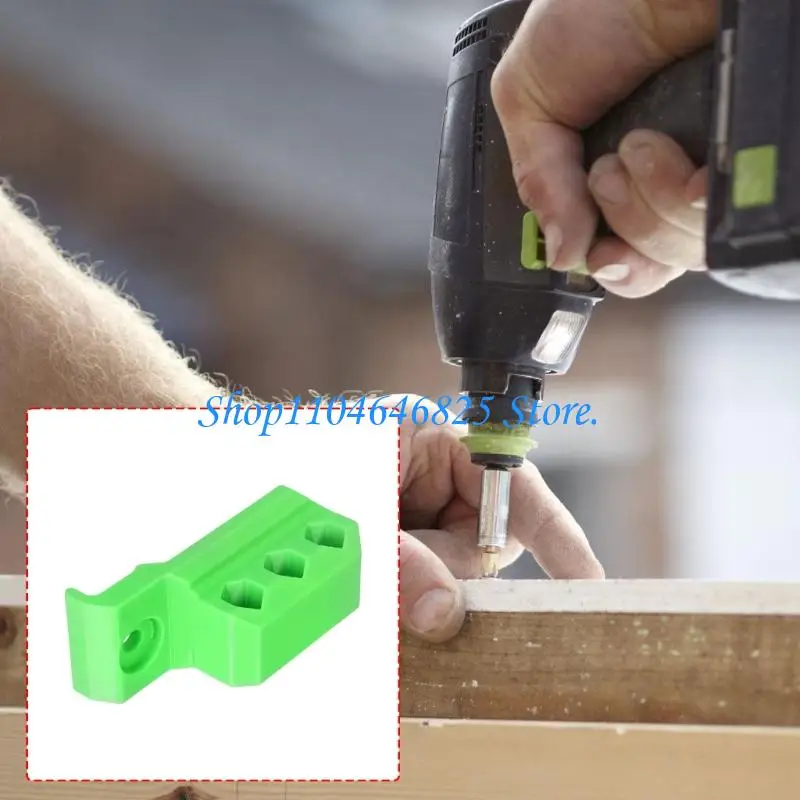 Tool Mounted Bit Storage Holders for Standard 1/4Inch Bits, Compacts Screw Hole Accessory with Multiple Slot Organizers for