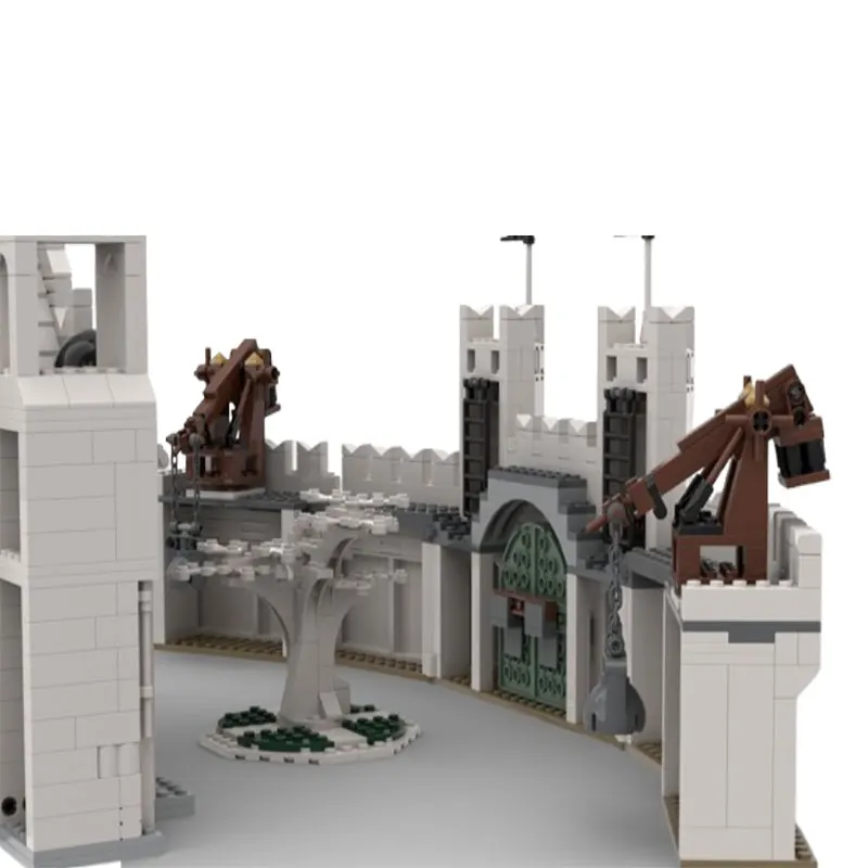 สปอต MOC-122301 1524 ชิ้นสถาปัตยกรรมยุคกลาง DIY อนุภาคขนาดเล็กประกอบอาคารบล็อกเด็กของเล่นเพื่อการศึกษาของขวัญ