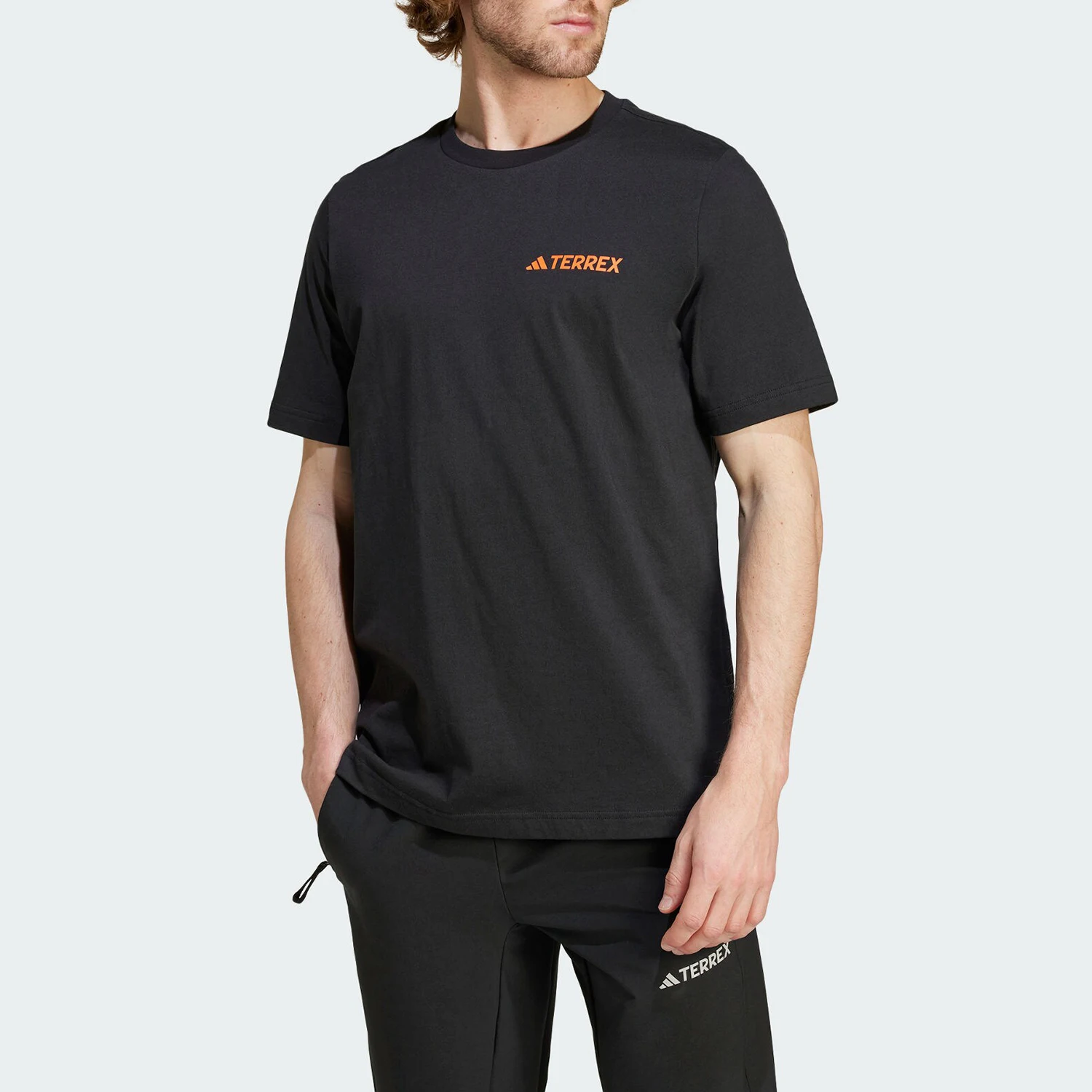 

Adidas genuine Summer New Men's Minimalist Breathable Outdoor Sport T-shirt IZ0466