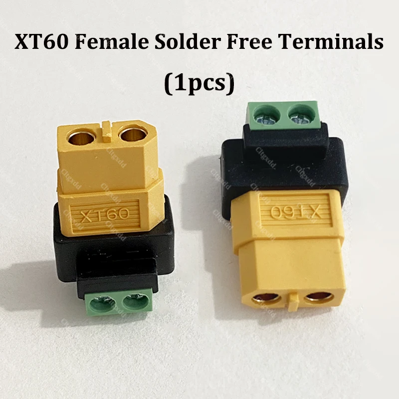 Cltgxdd XT60 auf 2-Pin-Schraubklemmenblock-Stecker, lötfreies RC-Lipo-Batterie-Stromumwandlungskabel – Detail 10