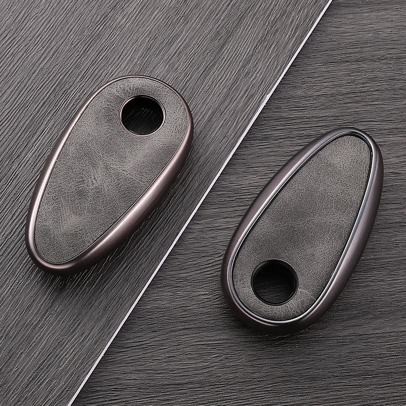 Gray TPU for VOYAH FREE 2023 2024 Remote Smart Car Key Case Cover Fob Keychain Bag Accessories