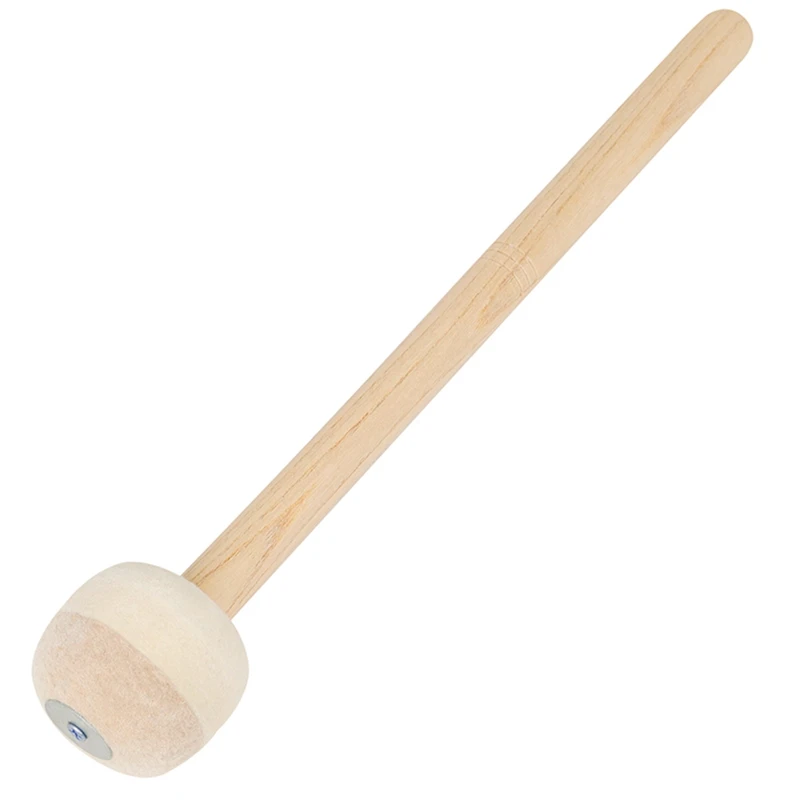 Big Army Drum Drumstick Two-Color Felt Head Wooden Drum Hammer Big Drumstick Percussion Instrument Accessories