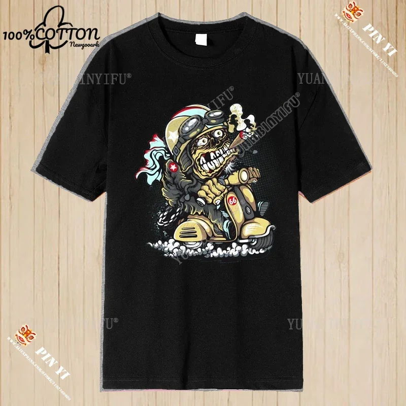 Harajuku محب عادية Goscoot Etsy القوطية تي شيرت قمصان قطنية تتجه وتتسابق للجنسين قميص فضفاض تنفس #6