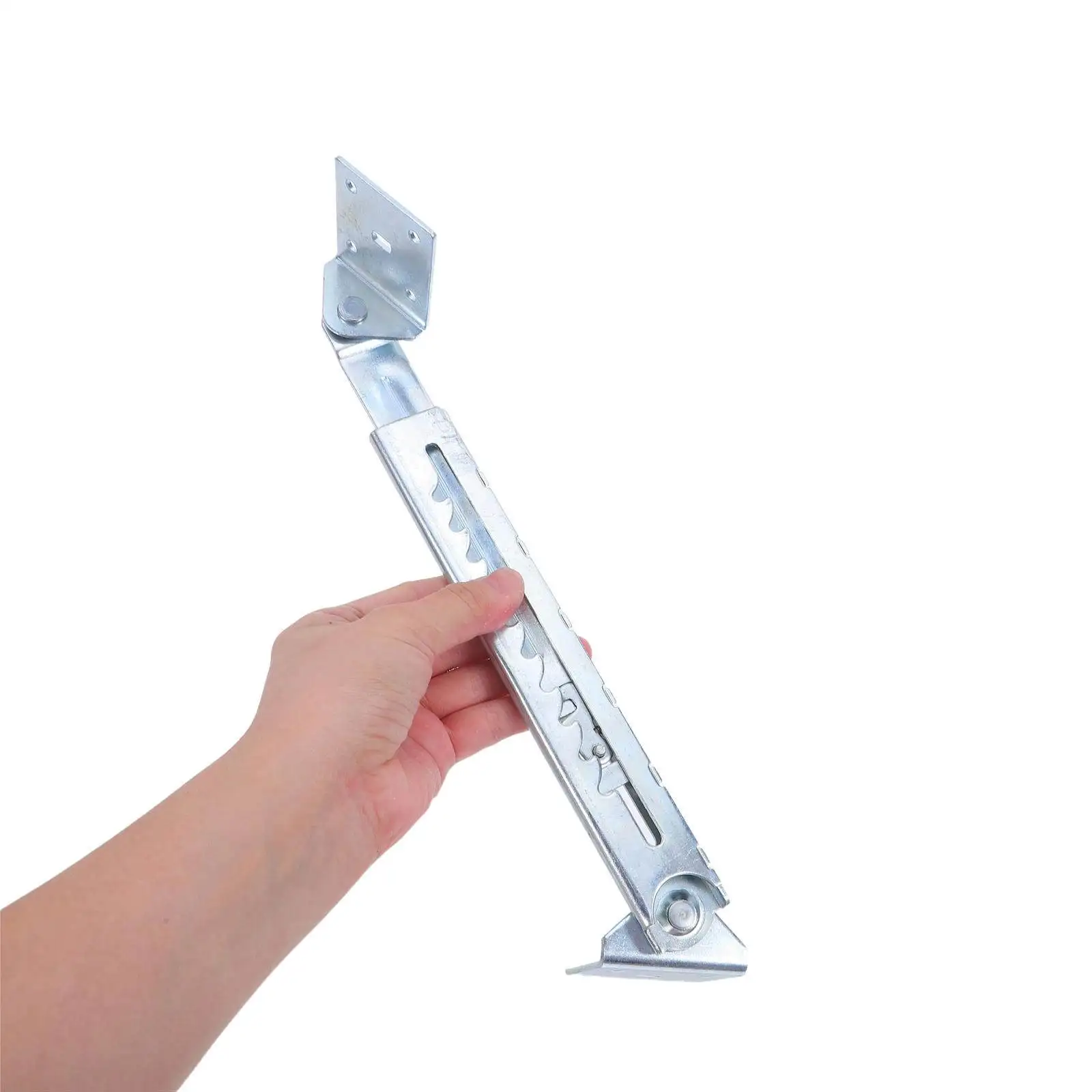 2Pcs Massage Tables Hinge Telescopic 10-Level Adjustable Headrest Riser for Beauty Bed Couch Bed Replacement Hardware