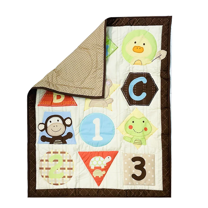 very cheep high quality on sale baby quilt/comforter/duvet blanket cute cartoon design warm hot sale new born infant mattress