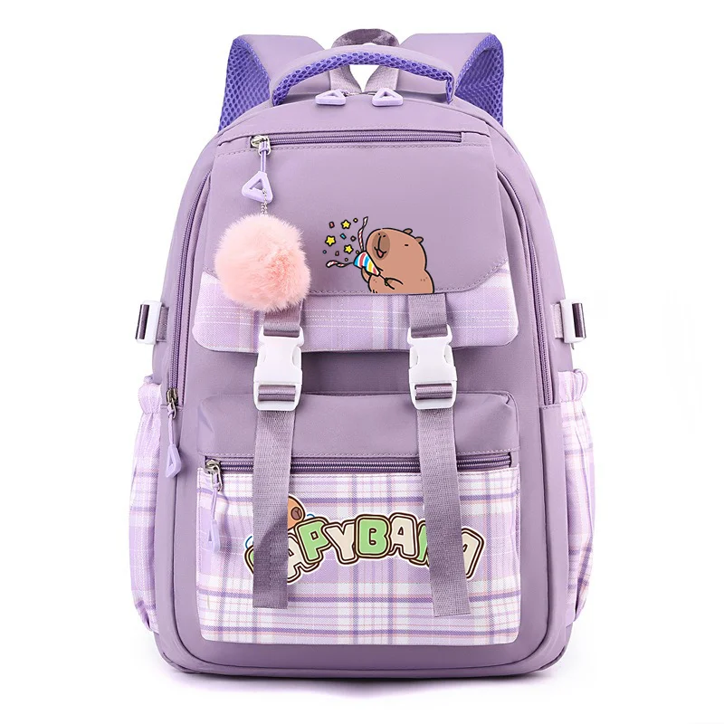 Waterproof Kids Girls Backpack Large Capacity School Bag Elementary Primary Middle School Student Book Bag Practical Versatile