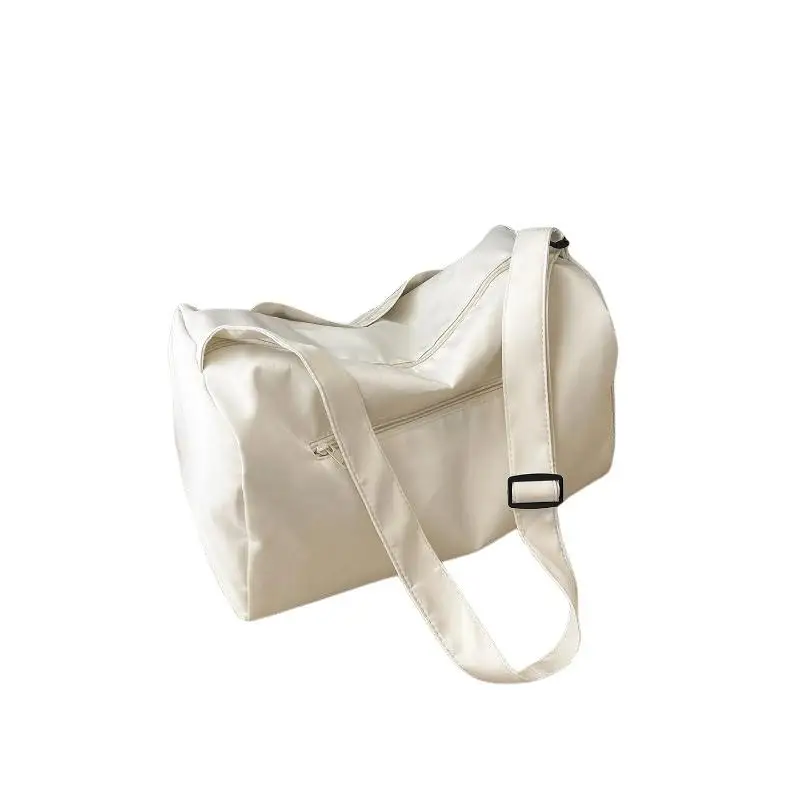 Beige Wasserabweisende Nylon-Reisetasche mit Verstellbarem Gurt Große Kapazität für Fitness Reisen Tägliche Pendlerfahrten – Detail 6