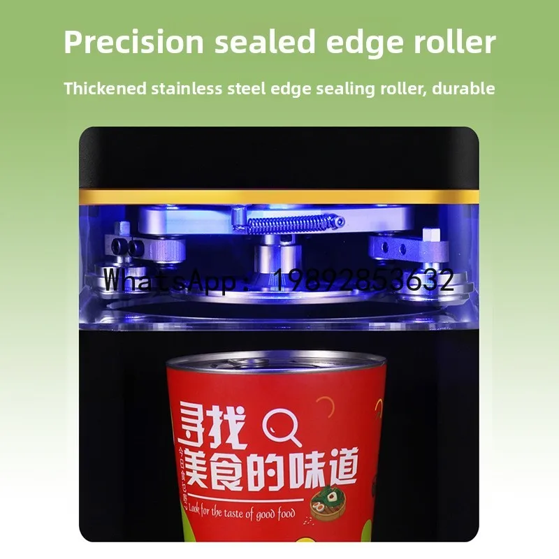 

Commercial smart automatic can sealing machine for milk tea shops and beverage packaging - aluminum can sealer