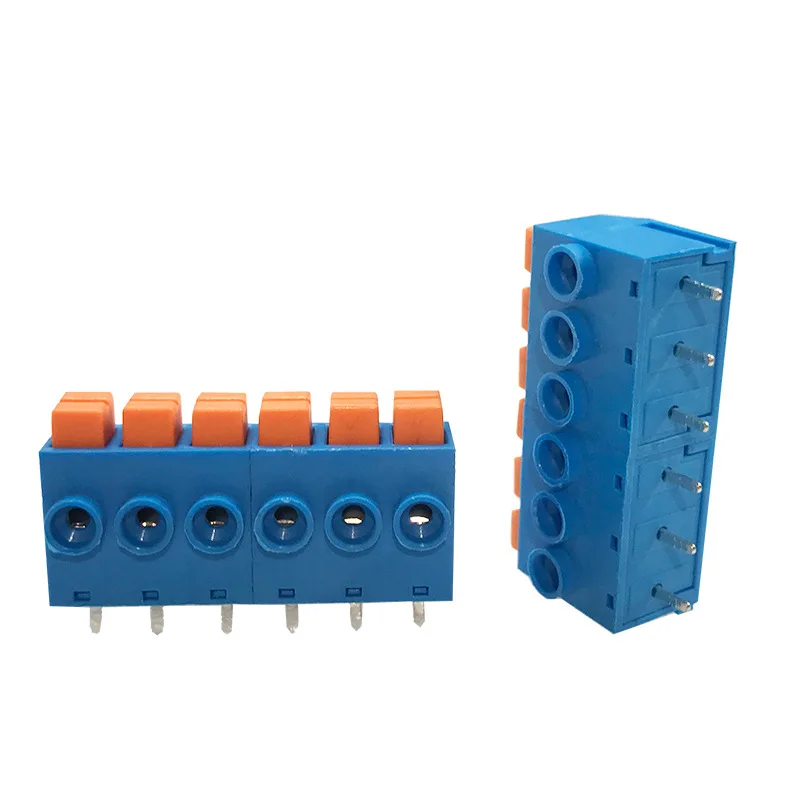 Quick Plug Circuit Board Wiring Terminal Thread-free Button Type Da270-01 Self-locking Wiring Terminal