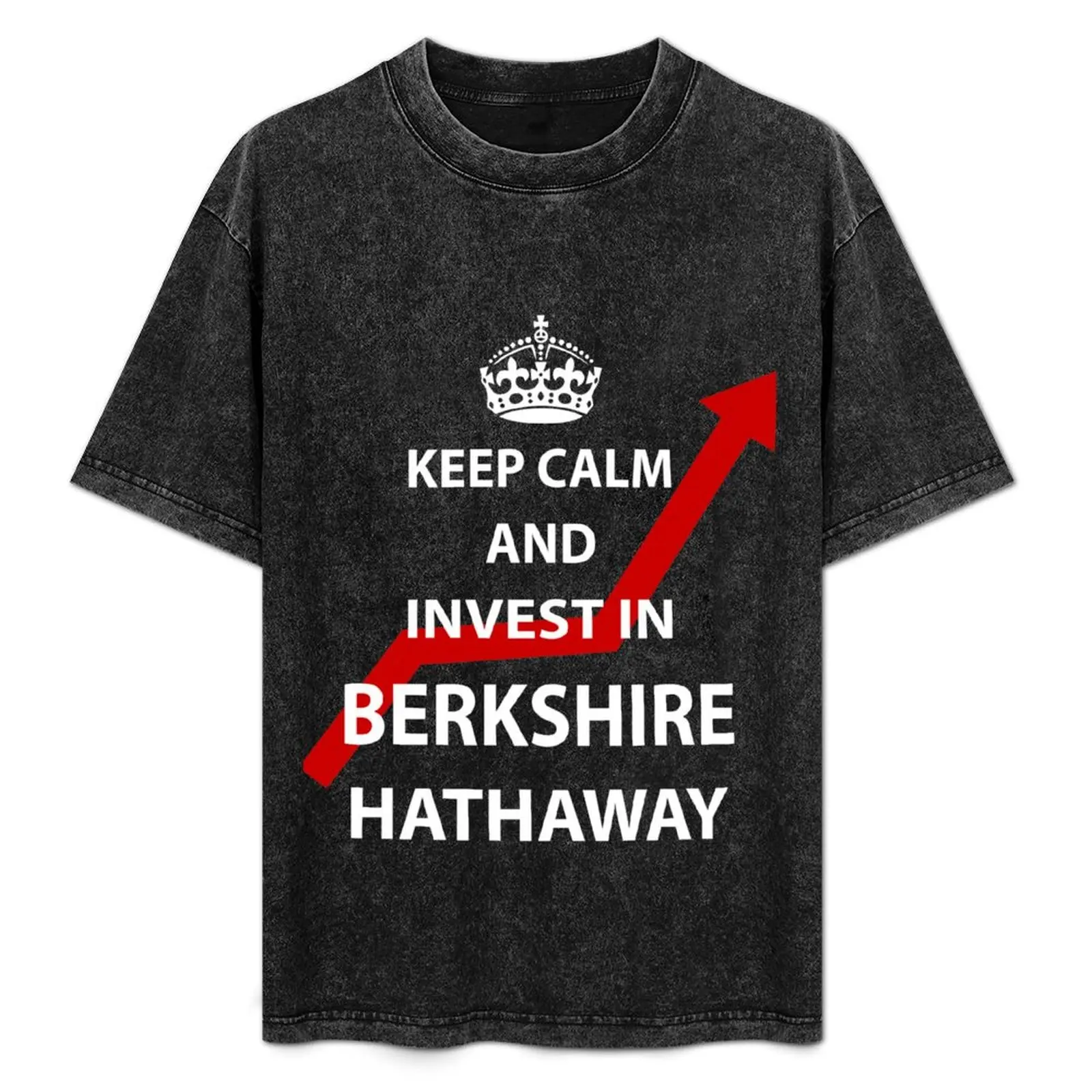 Keep Calm and Invest in Berkshire Hathaway T-Shirt Basic Tee Shirt for Everyday Outfit