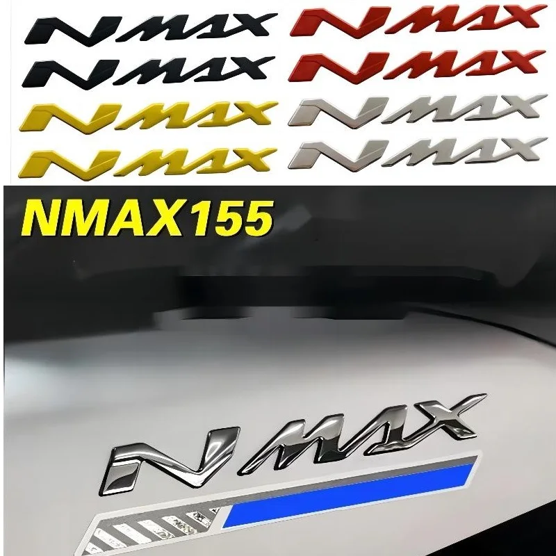 Motorcycle 3D Tank Emblem Stickers N-MAX Logo Decals Applique For Yamaha NMAX N MAX N-MAX 155 250 400 125 waterproof