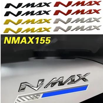 รถจักรยานยนต์ 3D ถังสติกเกอร์ N-MAX โลโก้ Decals Applique สําหรับ Yamaha NMAX N MAX N-MAX 155 250 400 125 กันน้ํา