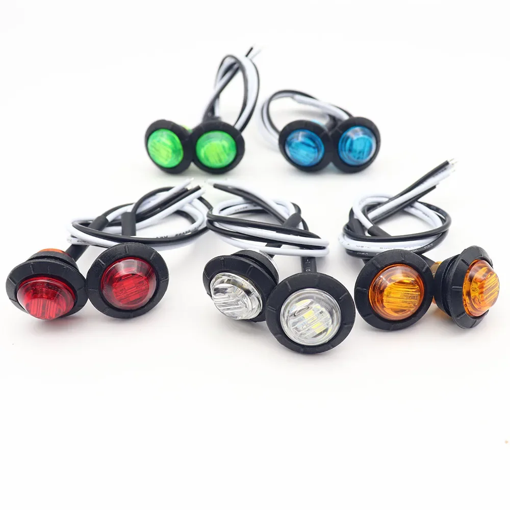 2pcs 12V 3LED 3/4
